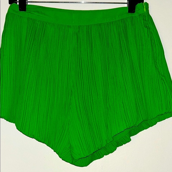SheinSXY Pants - Shein act NWT Green High Waist Pleated Shorts size L